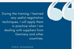 Impressions from the Manager Training Programme with Azerbaijan