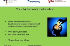 Training on change management