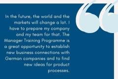 Impressions from the Manager Training Programme with China