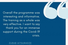 Impressions from the Manager Training Programme with Georgia