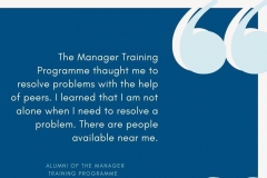 Impressions from the Manager Training Programme with India