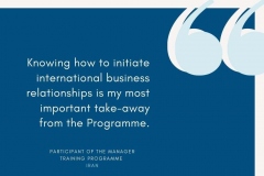 Impressions from the Manager Training Programme with Iran