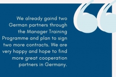 Impressions from the Manager Training Programme with Moldova