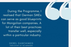 Impressions from the Manager Training Programme with Mongolia