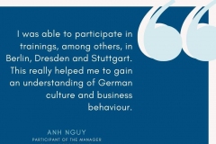 Impressions from the Manager Training Programme with Vietnam